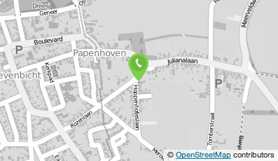Bekijk kaart van Euromat verf en behang in Papenhoven