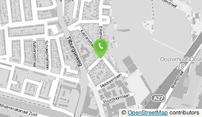 Bekijk kaart van AK Paintball Shop in Oosterhout (Noord-Brabant)