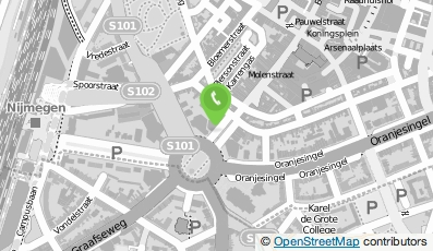 Bekijk kaart van Guo's Hotel V.O.F. in Nijmegen