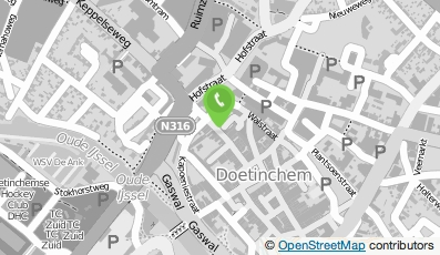 Bekijk kaart van DTC Lounge in Doetinchem