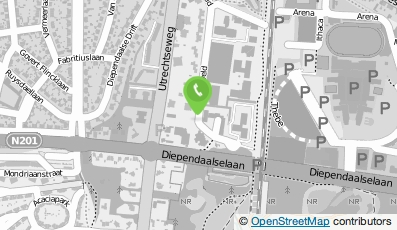 Bekijk kaart van het Tekstbedrijf in Hilversum