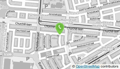 Bekijk kaart van J. Olivia in Amsterdam
