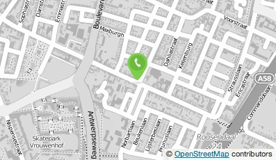 Bekijk kaart van Uw Burgerhoutse bakker in Roosendaal