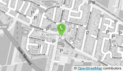Bekijk kaart van Brasserie & Cafetaria de Krab in Krabbendijke