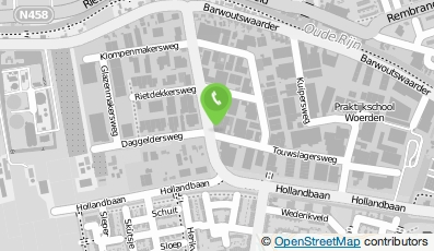 Bekijk kaart van Bouw- & Aannemersbedrijf van den Helder B.V. in Woerden