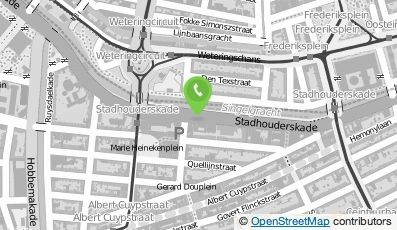 Bekijk kaart van Thai Spa Nirvana Stadhouderskade in Amsterdam