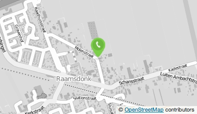 Bekijk kaart van Staalmannen  in Raamsdonk