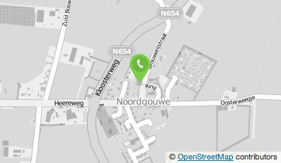 Bekijk kaart van Hotel Café Restaurant Van der Weijde in Noordgouwe