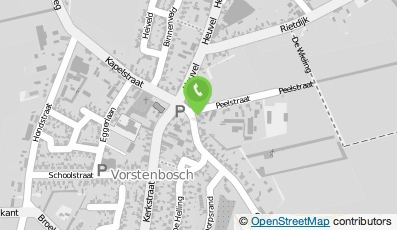 Bekijk kaart van Aannemingsbedrijf P. van Driel B.V. in Vorstenbosch