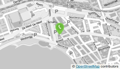Bekijk kaart van Eetcafé De Paerdestal B.V. in Hoorn (Noord-Holland)