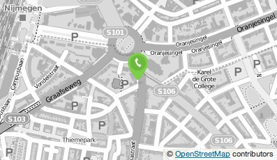 Bekijk kaart van Tandartsenpraktijk Bertholet en Van de Ven in Nijmegen