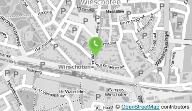 Bekijk kaart van Notariaat Winschoten Kruize Rolfers in Winschoten