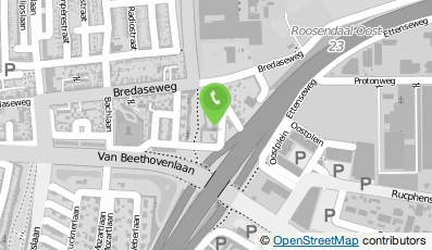 Bekijk kaart van Guusje de Bot in Roosendaal