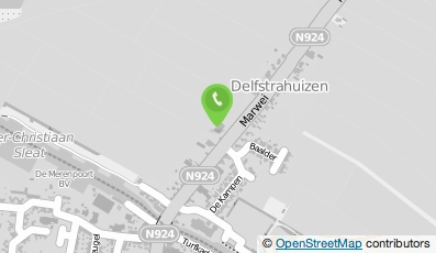 Bekijk kaart van B en B By Jans in Delfstrahuizen