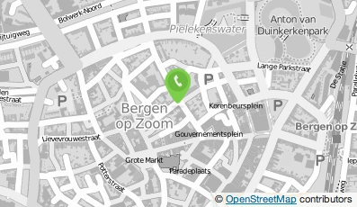 Bekijk kaart van Bluehand B.V.  in Bergen op Zoom