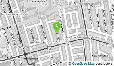 Bekijk kaart van Fysiotherapie 020 in Amsterdam
