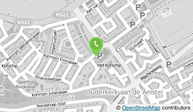 Bekijk kaart van Café 't Pleintje in Ouderkerk aan De Amstel