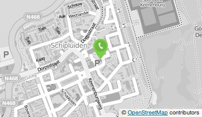 Bekijk kaart van Tandartspraktijk Van Mierlo & Sieben in Schipluiden