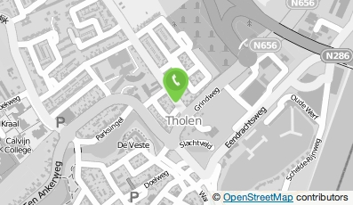 Bekijk kaart van Handelsonderneming Akershoek in Tholen