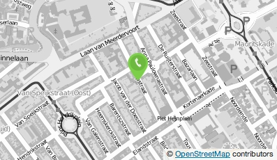 Bekijk kaart van Garage J. van der Linden in Den Haag