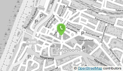Bekijk kaart van Zaras Appartement Bed & Breakfast in Zandvoort