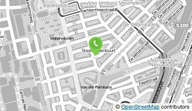 Bekijk kaart van Wash~O~Matic in Amsterdam