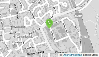 Bekijk kaart van Superboxspring in Hilvarenbeek