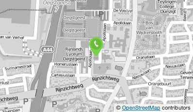 Bekijk kaart van Taxi Service Leiden in Oegstgeest