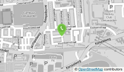 Bekijk kaart van Johan Cruijff  University  Leeuwarden in Leeuwarden