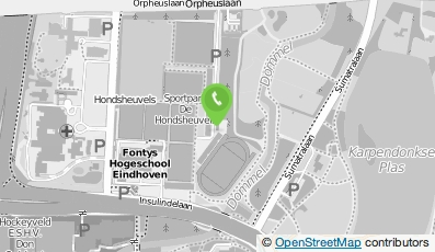 Bekijk kaart van Fysio Braakhuizen locatie Sportplein Eindhoven in Eindhoven