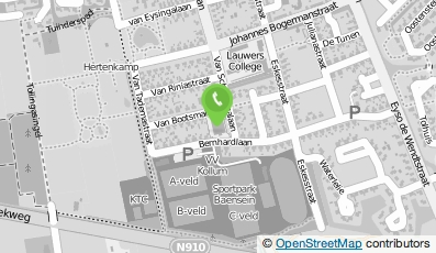 Bekijk kaart van CBS Prins Bernhardschool in Kollum
