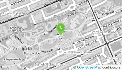 Bekijk kaart van Renato's 't Blauwe Theehuis in Amsterdam