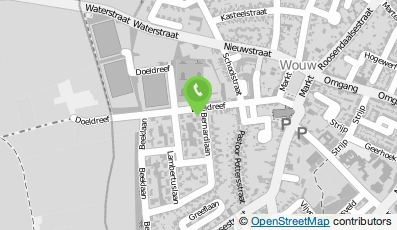 Bekijk kaart van Adr. Bartels Handelsond.& Land-& Tuinb.bdr. in Wouw