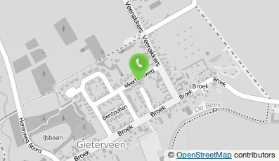 Bekijk kaart van Rijschool Strijk in Gieterveen