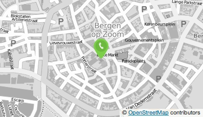 Bekijk kaart van van Gorkum Horeca Advies in Bergen op Zoom