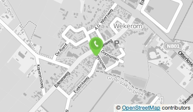 Bekijk kaart van Dopestinkapparel in Wekerom