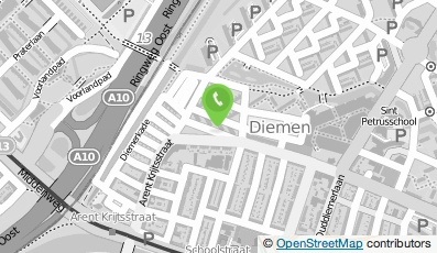 Bekijk kaart van Tensor DATA in Diemen