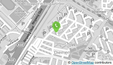 Bekijk kaart van RN Entertainment Licht & Geluid Verhuur in Diemen