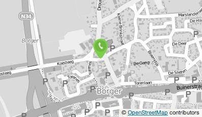 Bekijk kaart van Wim Stuursma Makelaardij in Borger