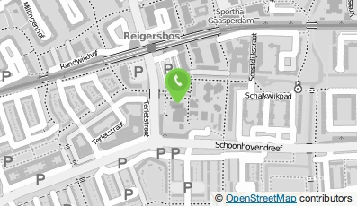 Bekijk kaart van Mobiel Reigersbos in Amsterdam