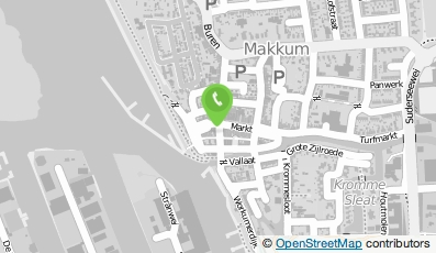 Bekijk kaart van Café/Restaurant De Zwaan in Makkum