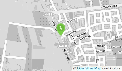 Bekijk kaart van Van der Heiden Tuinen & Dienstverlening in Klaaswaal