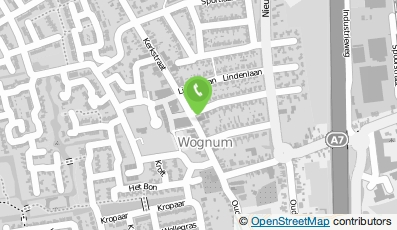 Bekijk kaart van Bloemisterij Groen in Wognum