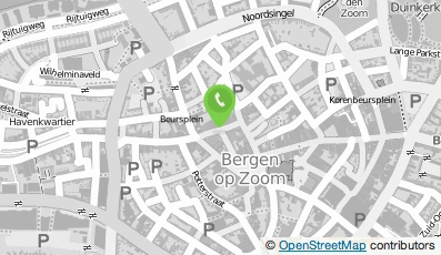 Bekijk kaart van MVVM in Bergen op Zoom