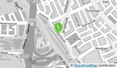 Bekijk kaart van hondenuitlaatservice Djambo in Dordrecht