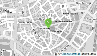 Bekijk kaart van Café De Stadhouder in Bergen op Zoom