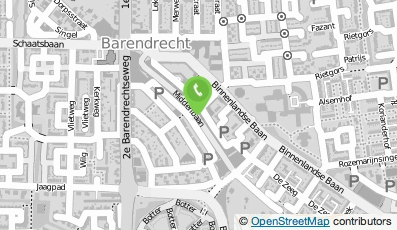 Bekijk kaart van Slagerij Hiel B.V. in Barendrecht