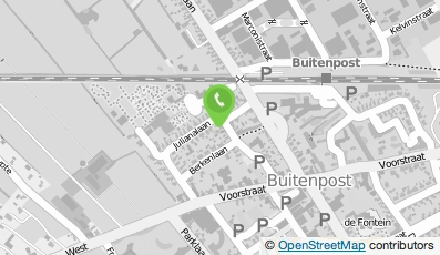 Bekijk kaart van Fjild B.V. in Buitenpost
