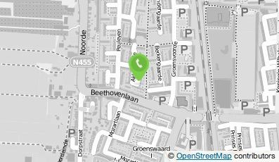 Bekijk kaart van Hoogeland Vastgoedmanagement B.V. in Waddinxveen