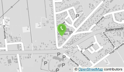 Bekijk kaart van J. van Drie h.o.d.n. Spar in Hierden